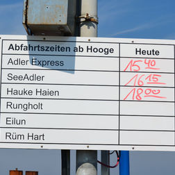 Abfahrtszeiten Hooge