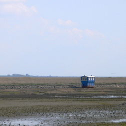 Lorenbahn zur Hallig Oland