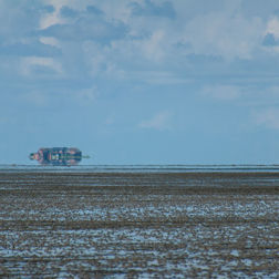 Langeneß bei Niedrigwasser