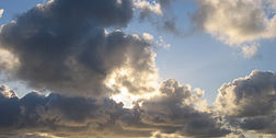 Sonne und Wolken auf LangeneÃŸ